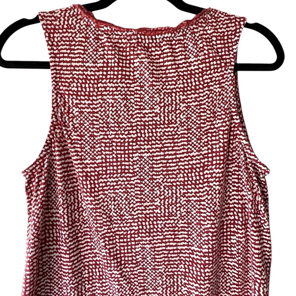 LUCKY BRAND | NWOT SLEEVELESS BOHO BLOCK PRINT TOP COTTON BLEND  | MEDIUM - Picture 6 of 8